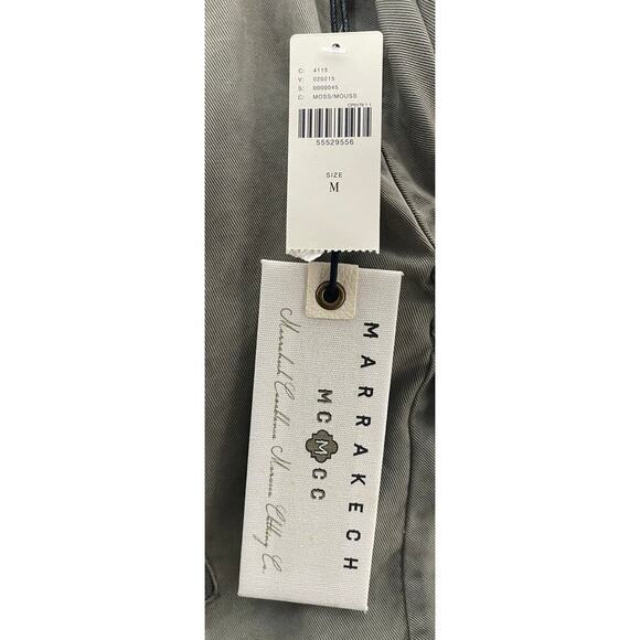 Marrakech x Anthropologie Women's Ronika Draped Moto Jacket Gathered Back NWT M - Picture 14 of 16